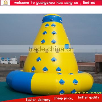 Guangzhou Hot sale Inflatable water rock iceberg climbing wall on water