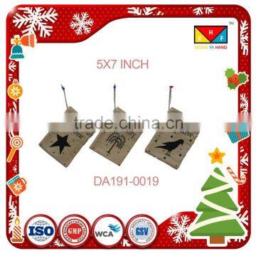 Country Home Burlap Gift Bag for Wedding/Christmas or Primitive Home Decor