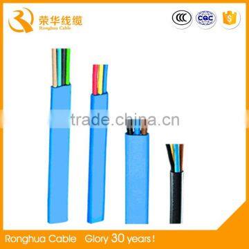 4AWG~1AWG PVC/RUBBER Insulation 3/4 core 1.5mm2~95mm2 flat submersible deep water well pump wire/cable