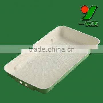 Promotion High-End Custom Clean Paper Molded Fiber Blister Mobile Phone Case Packaging for Electronics Inner Protective Tray photo-6