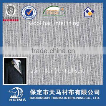 Wholesale Wool Hair Interlining Fabric 9807/front Reinforcement Suits Canvas photo-4