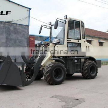 HOT sale ZL08 with enlarged cabin mini loader with 4 in 1 bucket