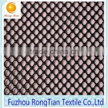 High quality black polyester knitting mesh fabric for chair