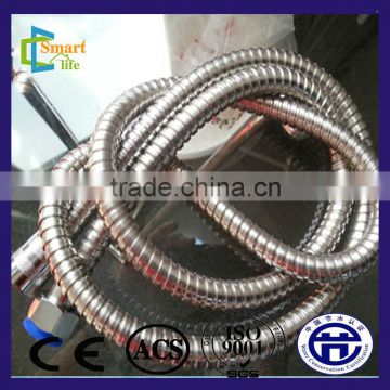 H-03 nylon bellow corrugated flexible metallic plait shower hose