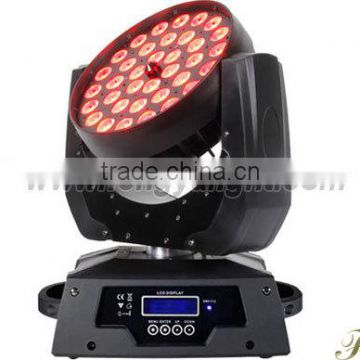 Zoom 36X15W 6 IN 1 RGBAW UV LED moving head light