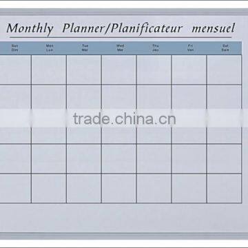 2016 Good quality and hot sale portable calendar board whiteboard for school BW-V7