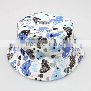 kids floral print bucket hat sun cap