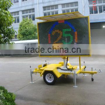 Mobile LED sign trailer B size 5color