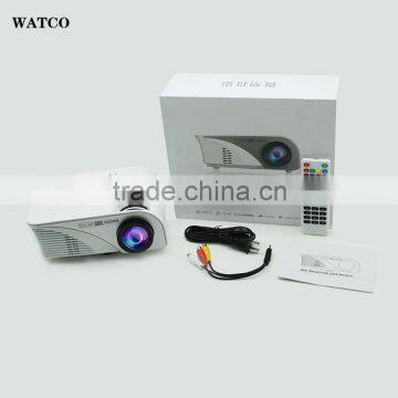 2016 Latest 1200 lumens 800*480 home theater projector/cheap mini projector/Android Mobile Phone Projector P90