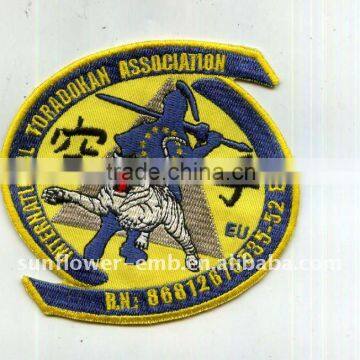Sport embroidery patch