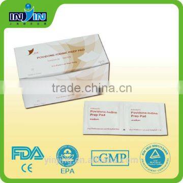 Sterile povidone-iodine prep pad