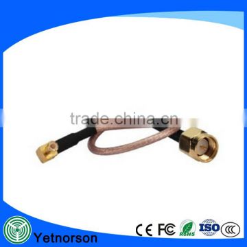 RF cable assembly SMA male straight to MCX straight with RG316cable