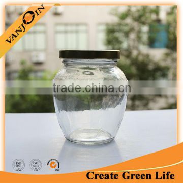 Clear 270ml Glass Orcio Jar For Food