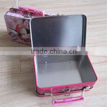 Rectangular Shaped Lunch Tin Box With Mickey Mouse Printing photo-5