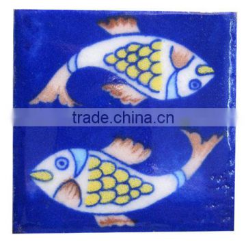 Swimming Pool Tile / Blue Pottery