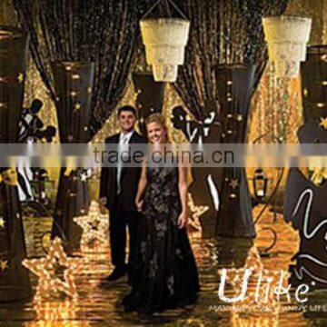 table skirt foil curtain 1m height and 3m wide design of wedding curtain fancy curtain designs metallic foil curtain