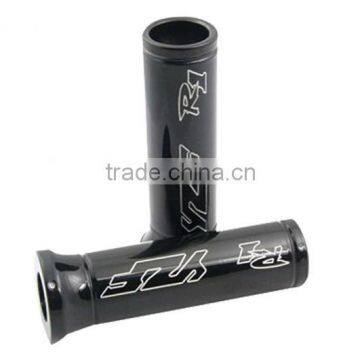 Universal black handlebar hand grips aluminum 1'' hand grips