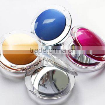 2015 hot sales round crystal cosmetic mirror with different colors,ME103