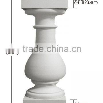 Polystyrene High Quality beautiful PU decorative cheap balustrade