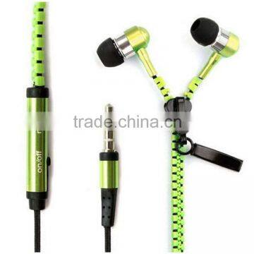 New Microphone Mic Earbuds Premium 3.5mm In-Ear Tangle Zipper headphone Headset mp3 waterproof bluetooth headphones Earphones