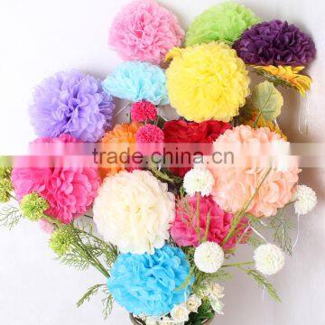 Wedding Decoration Tissue Paper Pom Poms Balls Birthday Party Supplies photo-4