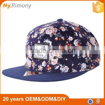 Custom Leather Patch Logo Snapback Hats Wholesale