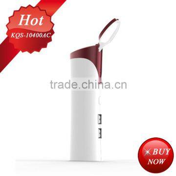 itech power bank 10400mah (flash led torch light ) ,10400mah portable charger