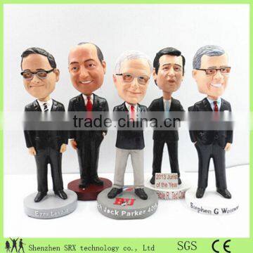 Great man plastic bobblehead figurines,oem design plastic bobblehead figurines