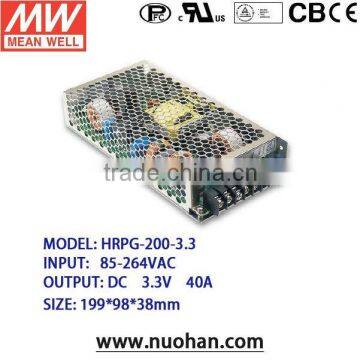 Mean Well 200W Power Supply HRPG-200-3.3 200W PFC Power Supply