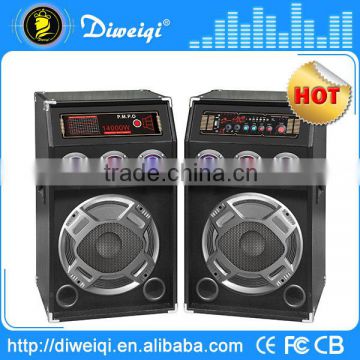 2.0 professional stage party dj speaker with ball led usb/sd/fm USB/SD/FM/ ( bluetooth function optional)