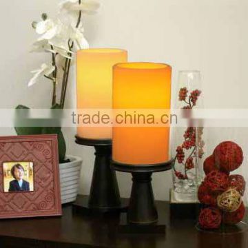 Plastic ivory led flameless luminary candle wholesale candle for home or party decor