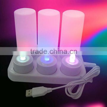 HOT SALE Rechargeable Led Candles with Cups