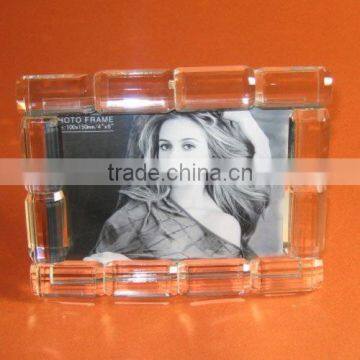 new style crystal glass photofunia photo frame, image photo frame