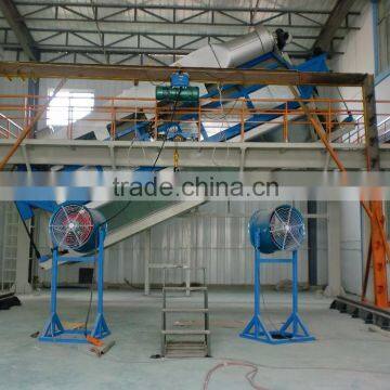 newest and popular bottom-open single arm rock and roll rotomolding machine with oven