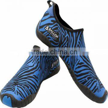 Aqua Shoes,water Shoes,surfing Shoes,WATER SPORTS, FITNESS, GYM, YOGA SHOES ---Ballop Zebra Blue photo-2