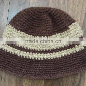 women knitted beania hat