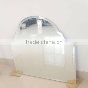 unframed beveled mirror