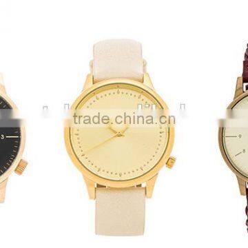 leather watch 2013 popular japan movement quartz watch luxury brand men quartz movement oem custom watch