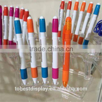 Acrylic material pen holder, Blush Brush Clips display rack