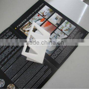 Solid surface material modern art display shelf