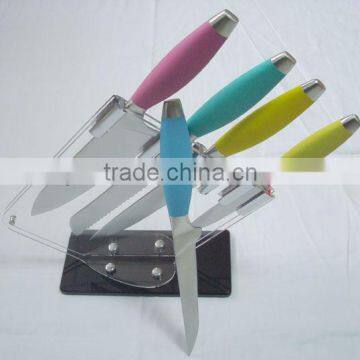 New design acrylic knife display stand