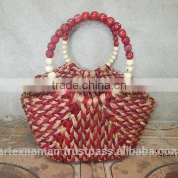 Eco-friendly Water Hyacinth Handbag With Handles, Fashionable Looking, Good Price, Natural Material From Vietnam photo-2