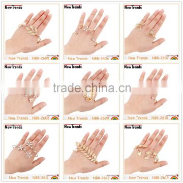 New arrival China factory high quality jewelry hand finger bracelet hand jewelry