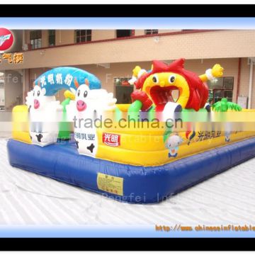 top selling giant carton inflatable jumping bouncer castle park