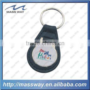 handmade famouse car real custom metal genuine leather key chain