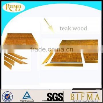 Party Event Supplies Teak Wood Dance Floor portable dance floor