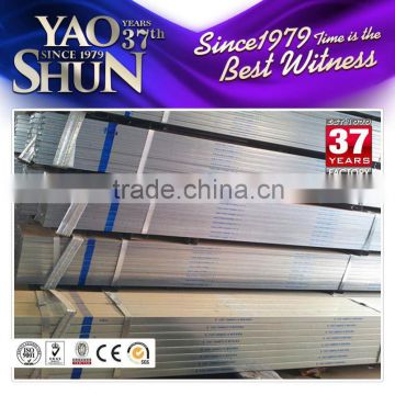 37*37 pre-galvanized square steel tube specification