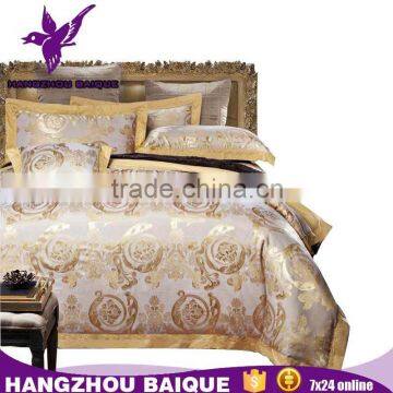 Luxury Golden Bedding Sheet Sets Made in China