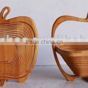 Fashionable bamboo fruit basket