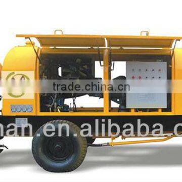 HBTS60-1613 trailer diesel concrete mixer pump